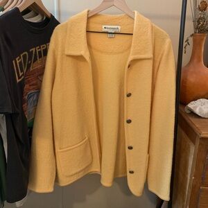 Yellow Wool Jacket